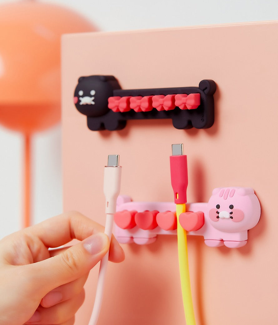 [KAKAO FRIENDS]Cable Organizer Set 2 Pack Cord Holder