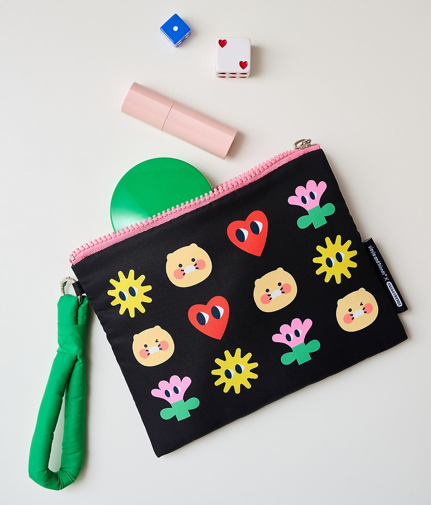 [KAKAO FRIENDS]I.A.I.A.I Friends x Kakao Friends Chunshik Character Pouch