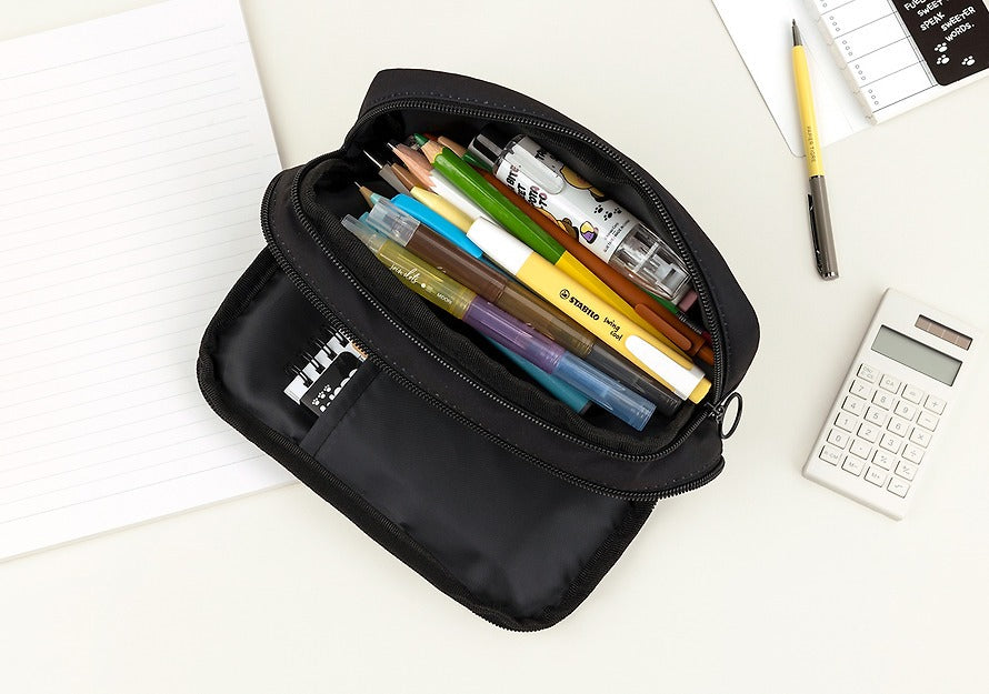 [KAKAO FRIENDS]Choonsik Momo Double Zipper Pencil Pouch