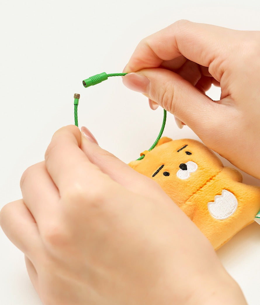 [KAKAO FRIENDS]Tiny Flat Plush Keyring Set Ryan and Chunshik