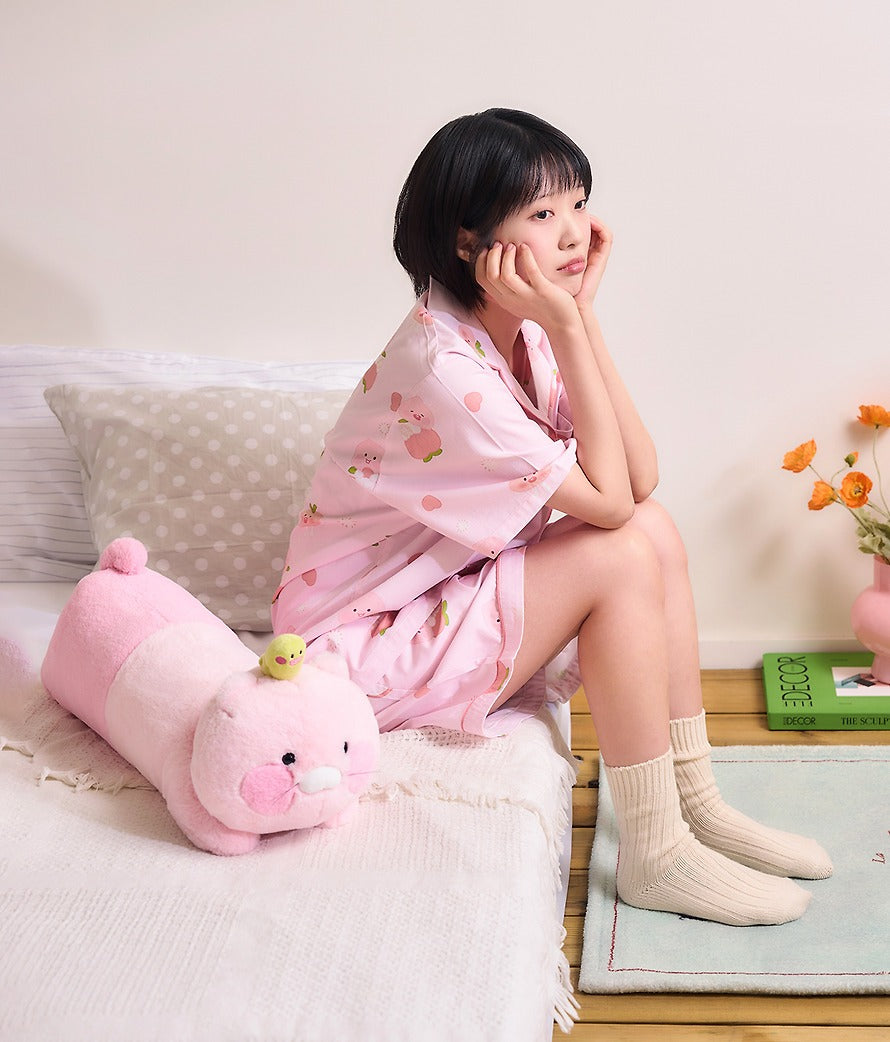 [KAKAO FRIENDS] Peach Long Body Pillow Plush Chunshik Cushion