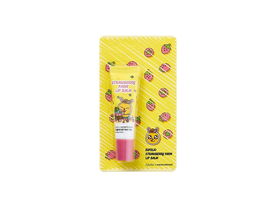 [KAKAO FRIENDS]Farm Lip Balm Peach Strawberry Tangerine Lip Care