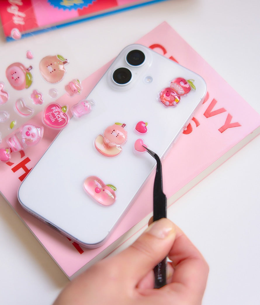 [KAKAO FRIENDS] Peach Deco Sticker Sheet Apeach