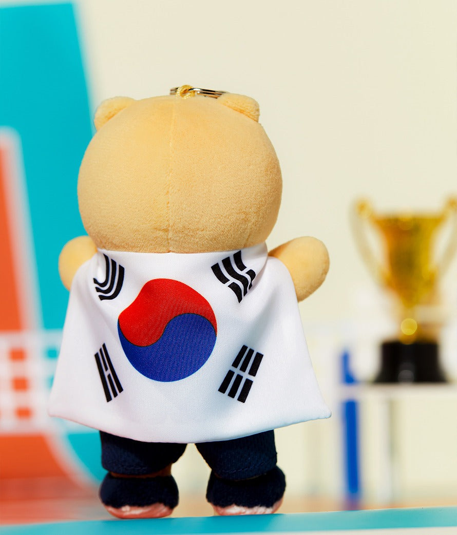 [KAKAO FRIENDS] Kim Yeon-koung X Friends Keyring Plush Chunsik
