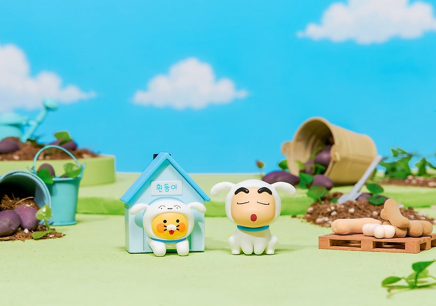 [KAKAO FRIENDS]Crayon Shin-chan x Kakao Friends Car Air Vent Directional Clip & Figure Set