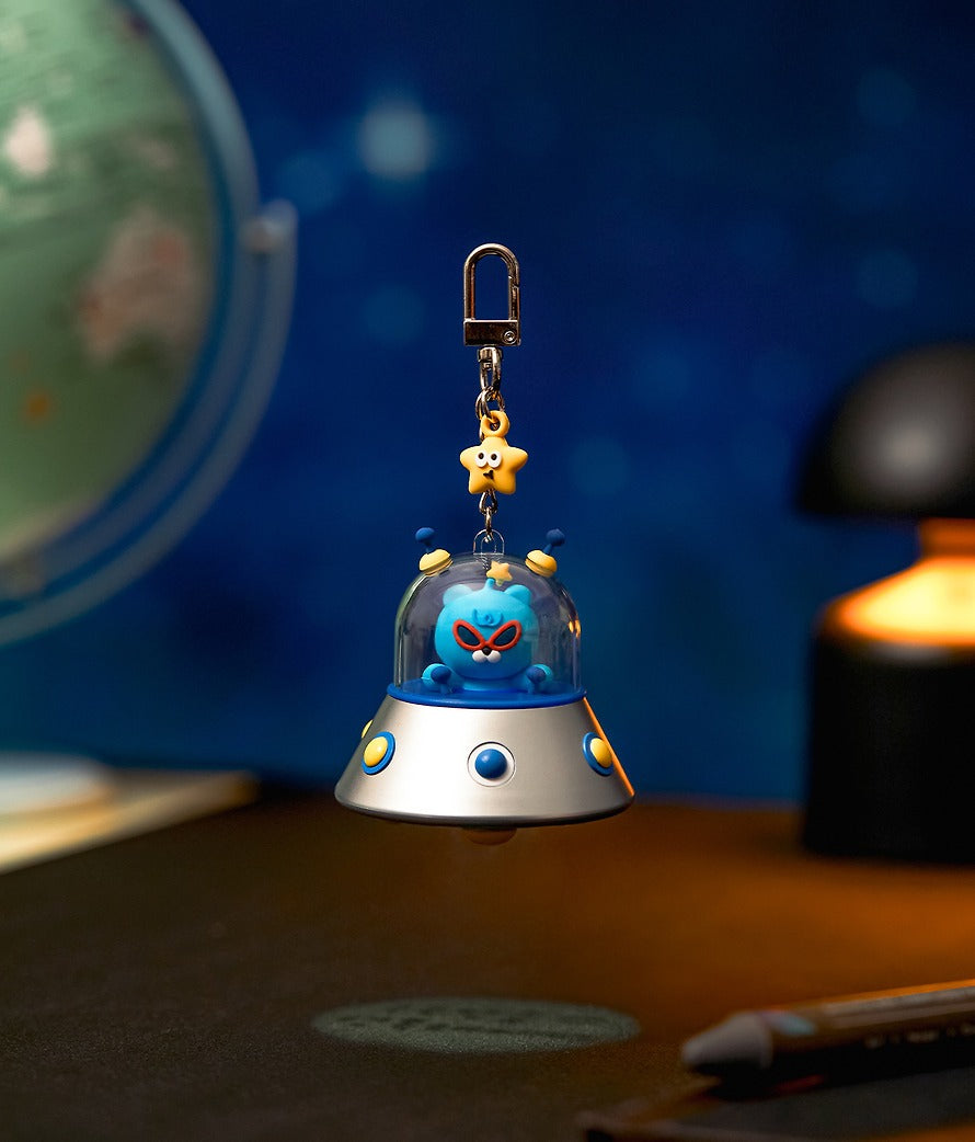 [KAKAO FRIENDS] Lucky Beam Alien UFO Light-Up Keyring