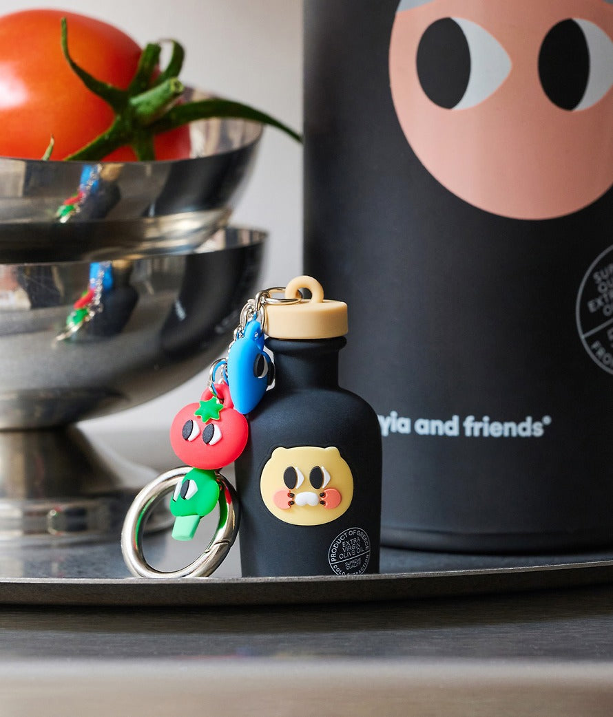 [KAKAO FRIENDS]I.A.I.A.I Friends Olive Oil Bottle Figure Keyring