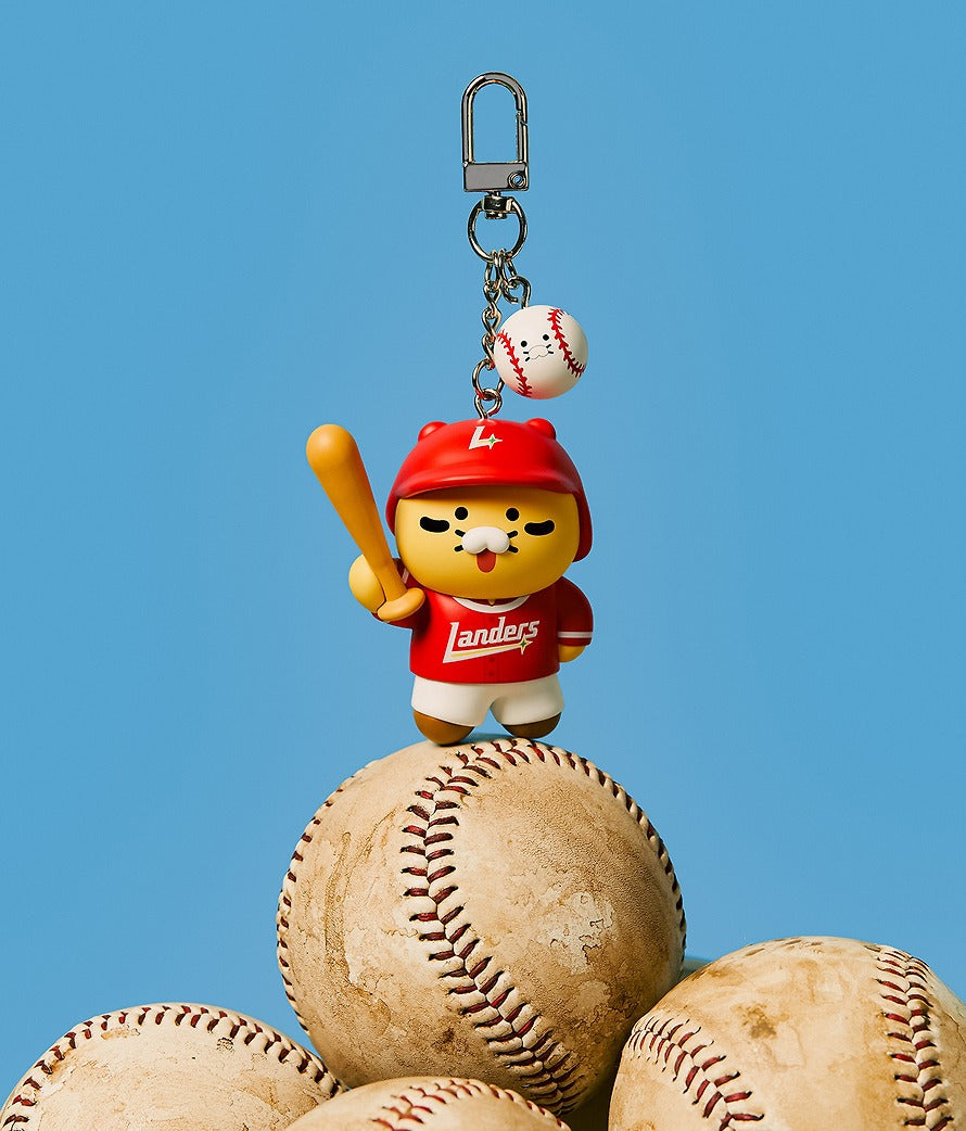 [KAKAO FRIENDS] KBO x Kakao Friends Chunshik Batter Figure Keyring Collection