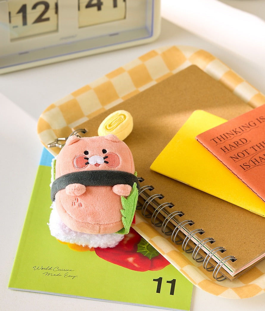 [KAKAO FRIENDS] Chunsik Musubi Plush Keyring Chundorak Series