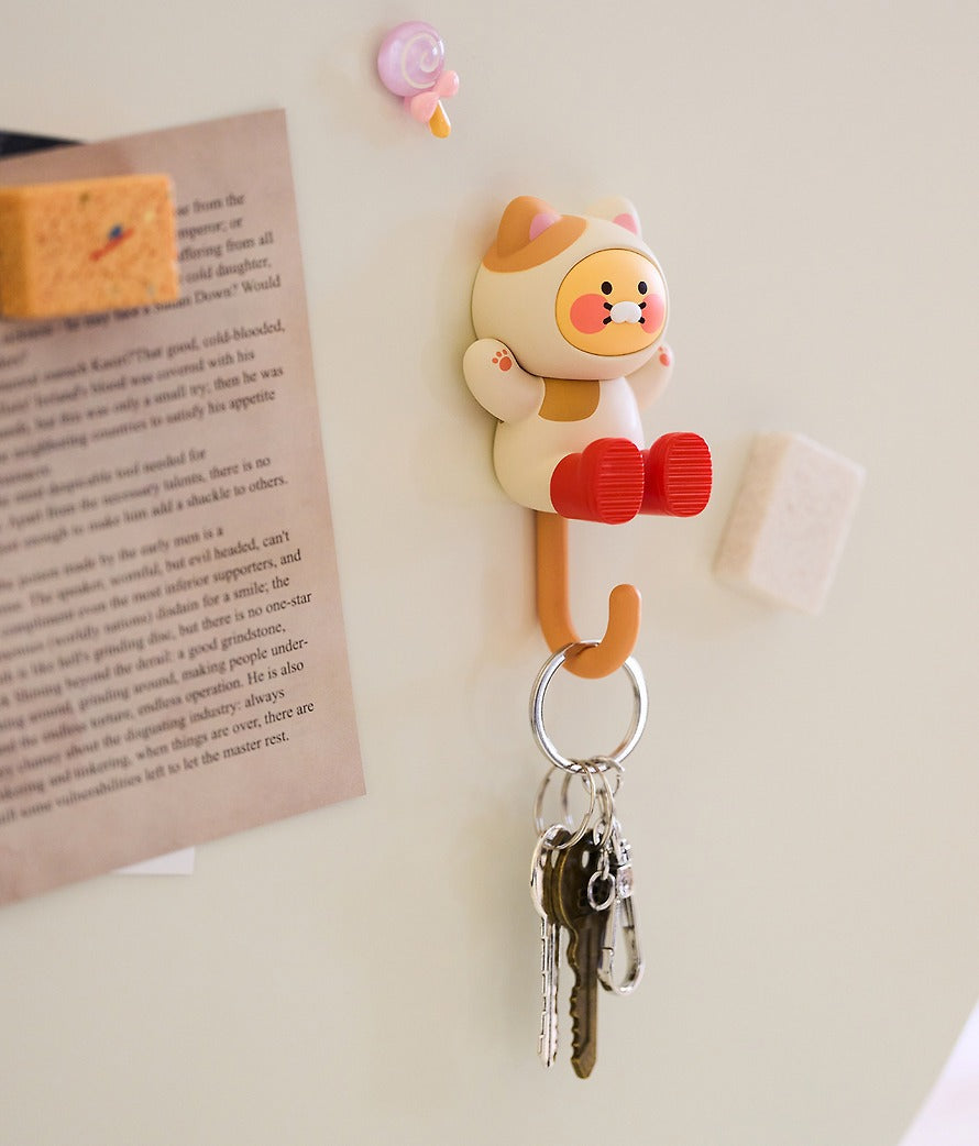 [KAKAO FRIENDS]Kakao Friends Choonsik Ryan Multi Wall Hook Key Holder Cute Character Hanger