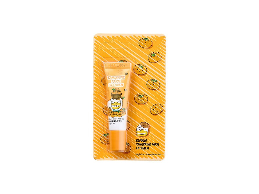 [KAKAO FRIENDS]Farm Lip Balm Peach Strawberry Tangerine Lip Care