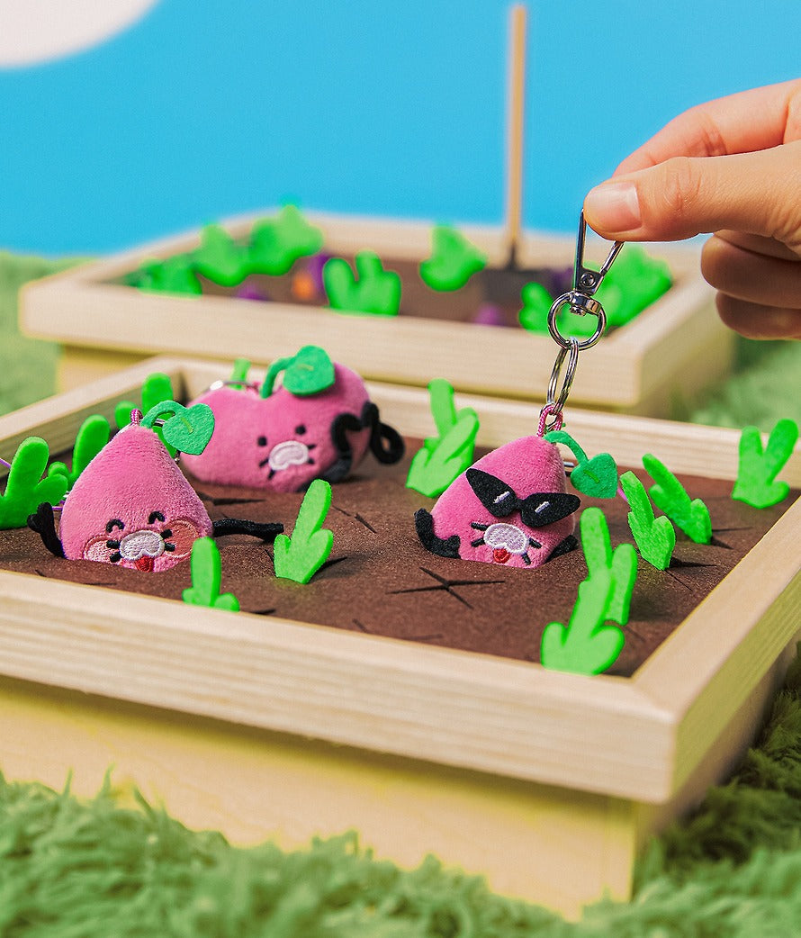 [KAKAO FRIENDS] Chunguma Mini Keyring Doll 3 Types (Smile, Hiccup, Heart)