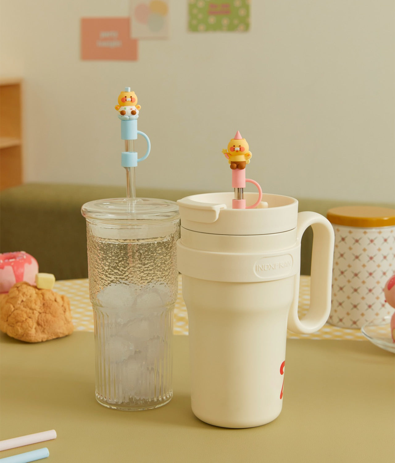 [KAKAO FRIENDS] Chunsik Tumbler Mug Cap Set (2pcs)