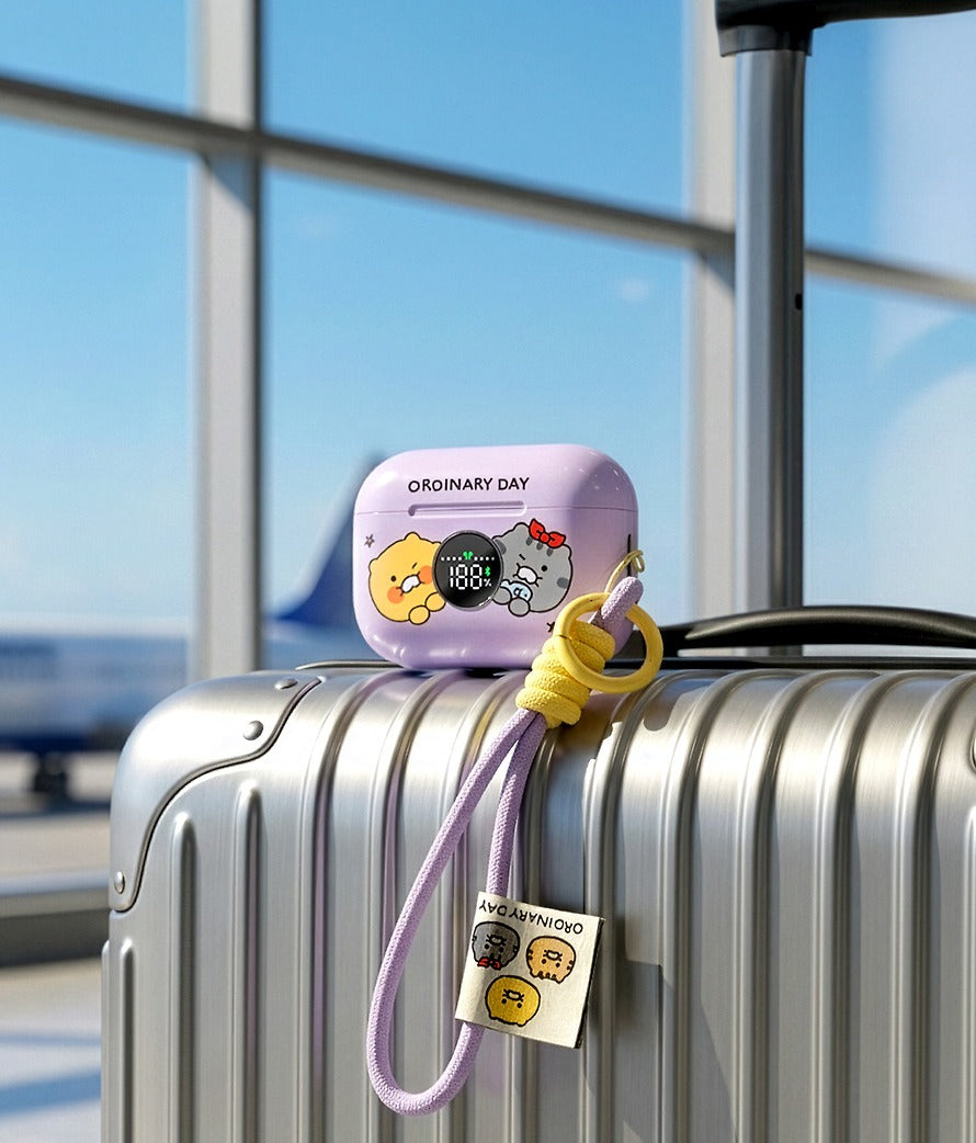 [KAKAO FRIENDS]Kakao Friends Choonsik Wireless Bluetooth Earbuds Ordinary Day Earphones