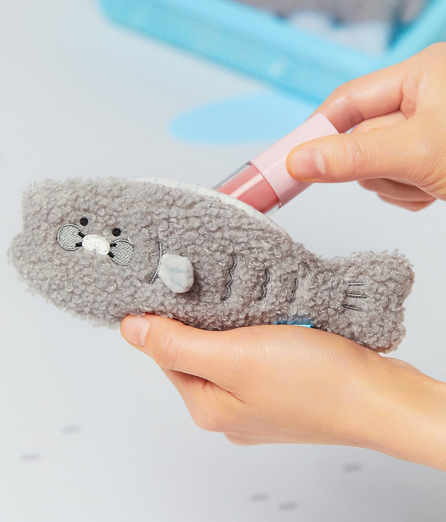 [KAKAO FRIENDS]Choonsik Hairtail Fish Plush Pouch Cute Character Bag