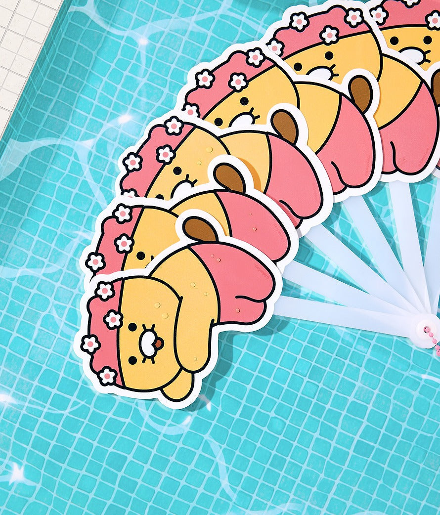[KAKAO FRIENDS]Folding Hand Fan Collection Chunshik Ryan