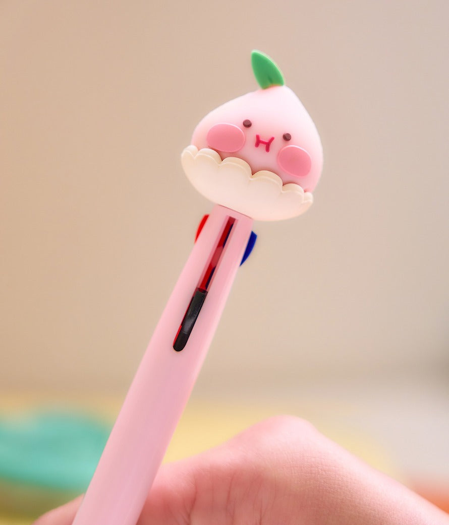 [KAKAO FRIENDS] Peach 3 Color Ballpoint Pen Apeach