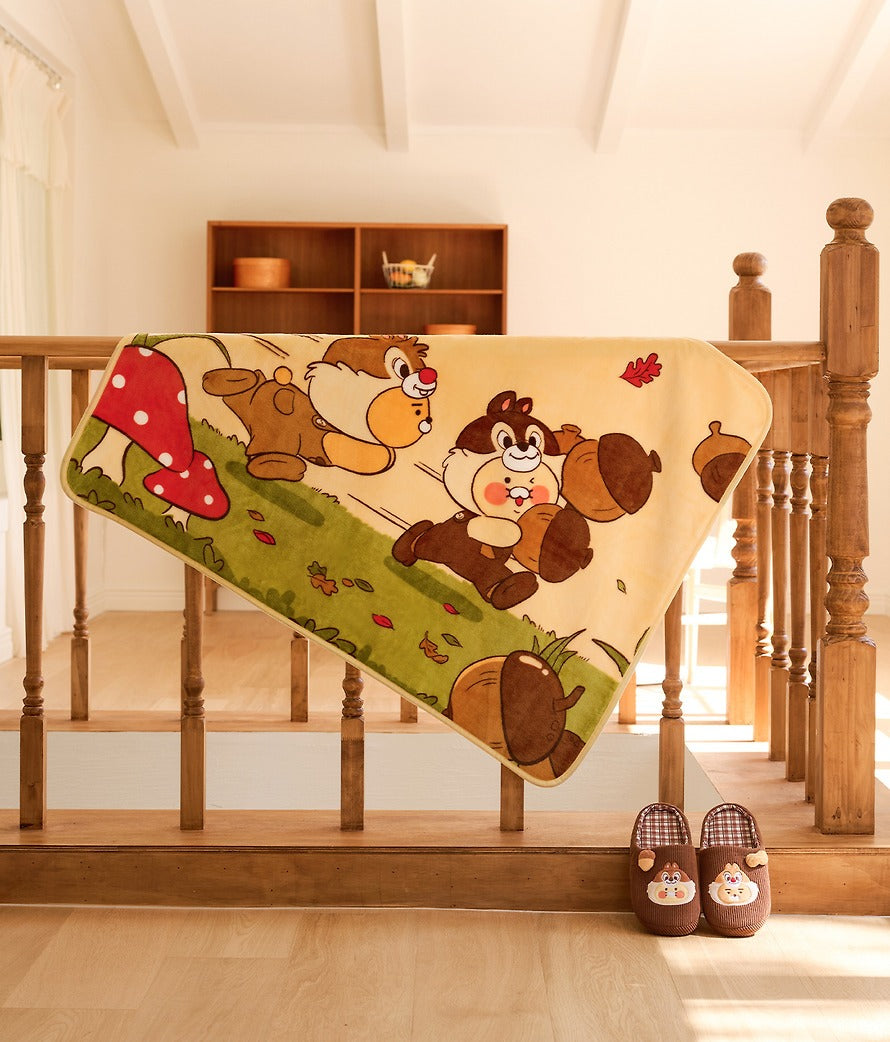 [KAKAO FRIENDS]Disney Chip 'n Dale X Kakao Friends Ryan & Chunshik Knee Blanket