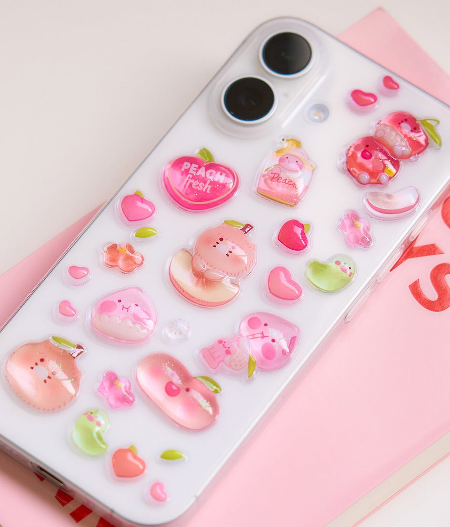 [KAKAO FRIENDS] Peach Deco Sticker Sheet Apeach