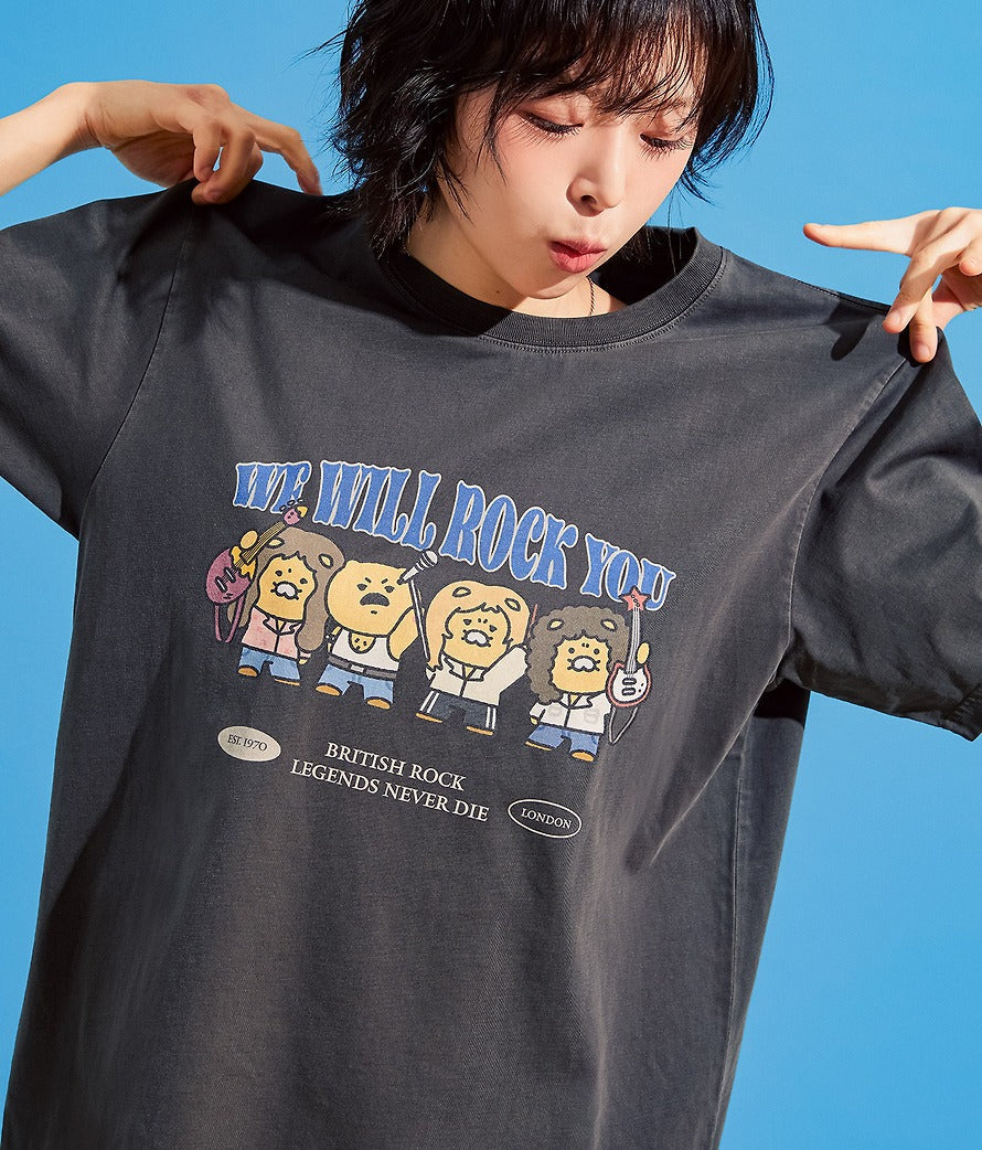 [KAKAO FRIENDS] QUEEN x Kakao Friends T-Shirt  Chunshik