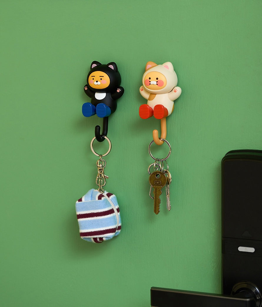 [KAKAO FRIENDS]Kakao Friends Choonsik Ryan Multi Wall Hook Key Holder Cute Character Hanger