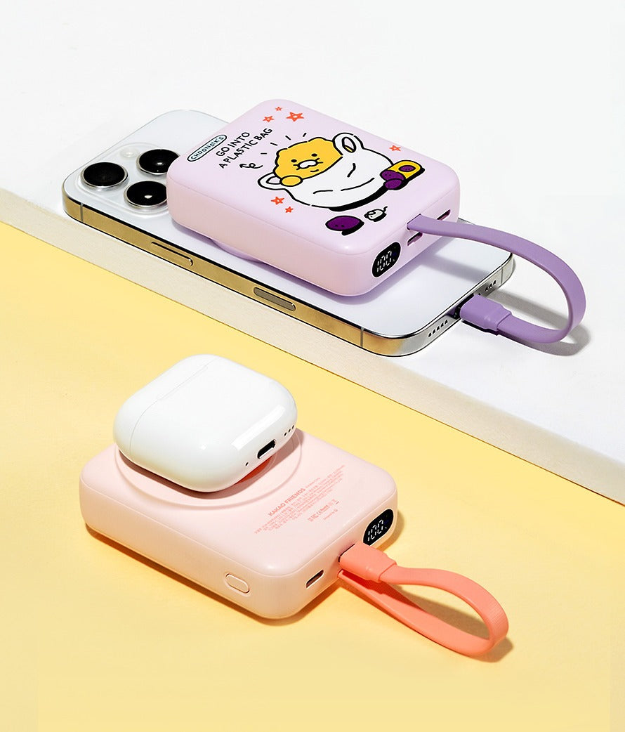 [KAKAO FRIENDS] Chunsik Cat Kneading Power Bank (10,000mAh)
