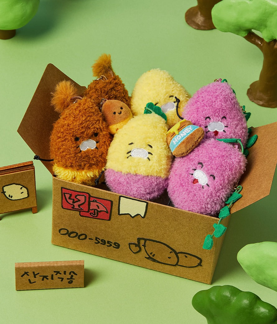 [KAKAO FRIENDS]Chunguma Smile Potato Mini Plush Keyring
