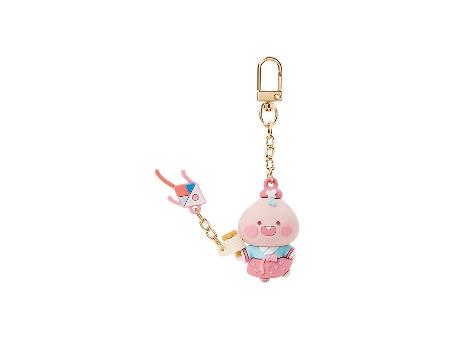 [KAKAO FRIENDS]Korean Traditional Figure Keyring Chunshik Ryan Apeach Hanbok Series