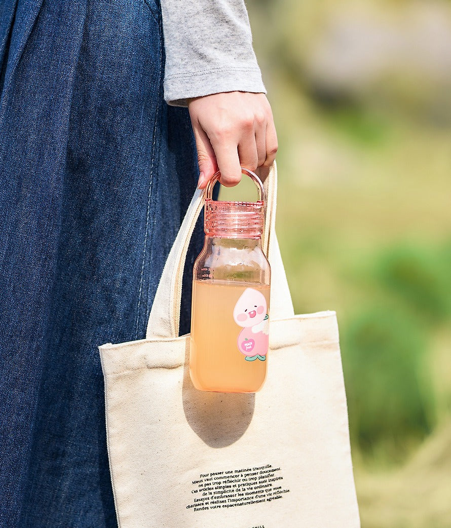 [KAKAO FRIENDS] Peach Water Bottle Portable Drink Bottle Apeach