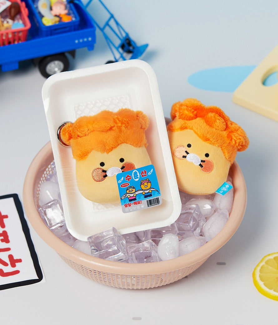 [KAKAO FRIENDS]Choonsik Seafood Plush Keychain Collection Cute Bag Charm 4 Types