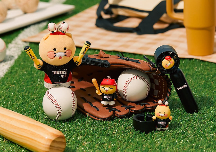 [KAKAO FRIENDS] KBO x Kakao Friends Chunshik Cheerleader Plush Keyring Collection