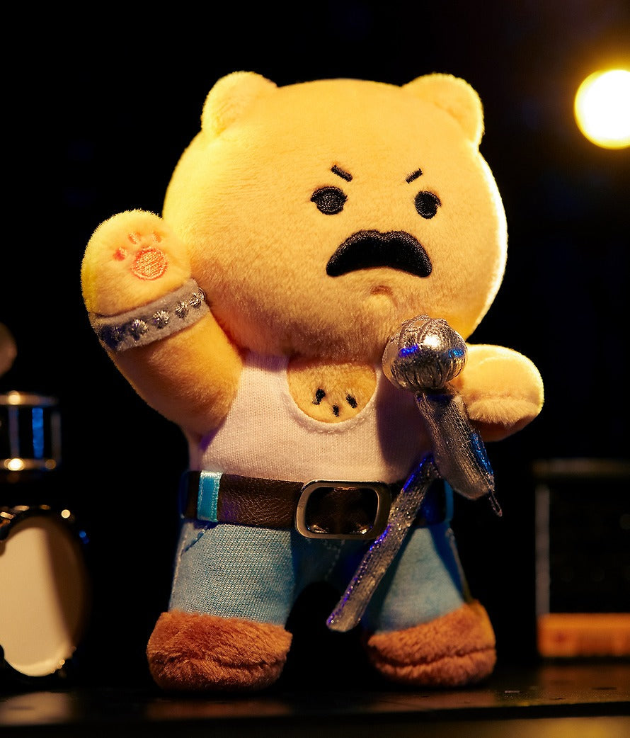 [KAKAO FRIENDS] QUEEN x Kakao Friends Freddie Mercury Figure Keyring Chunshik