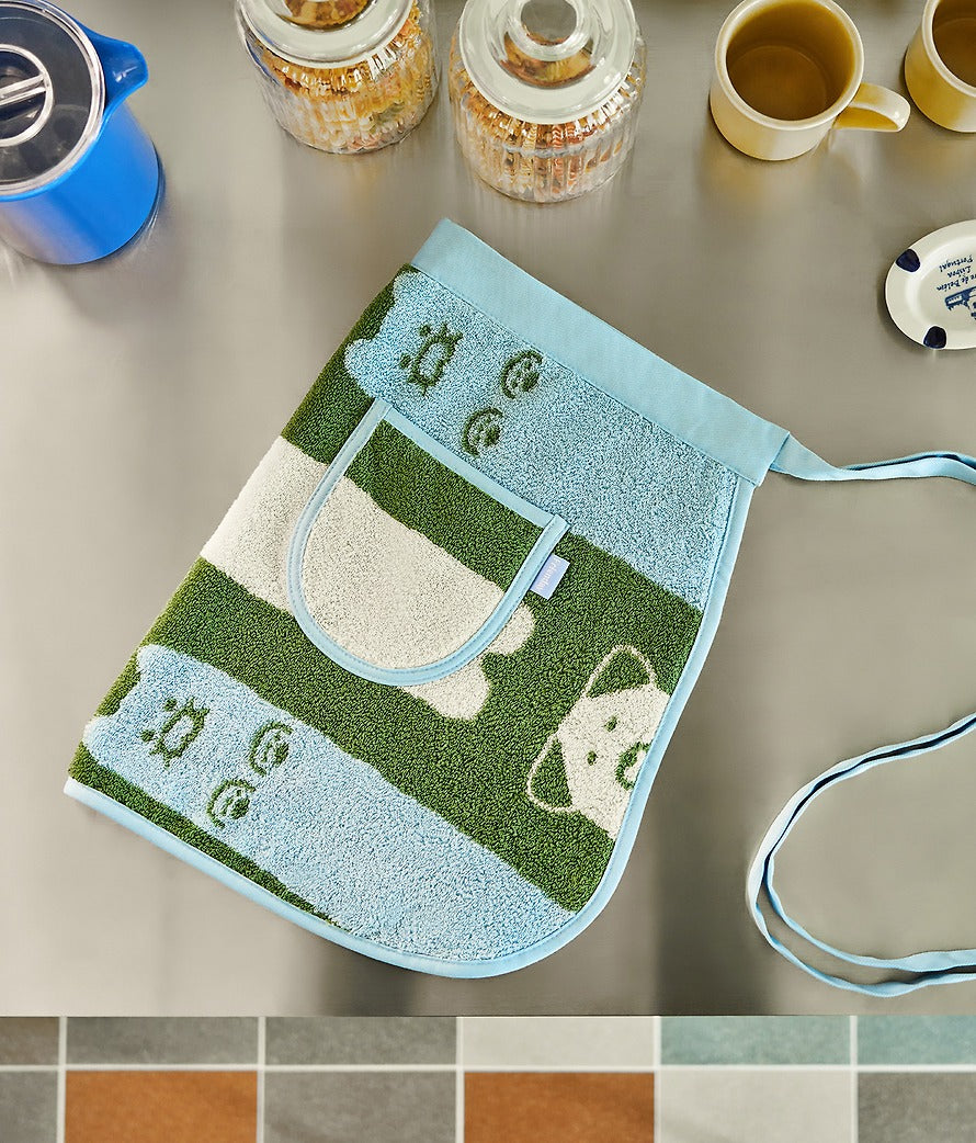 [KAKAO FRIENDS]FRIENDAY Terry Waist Apron Chunshik Kitchen Apron