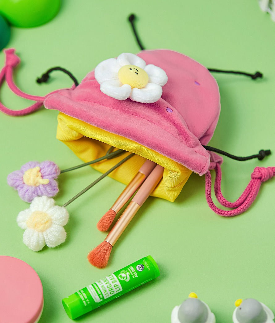 [KAKAO FRIENDS]Chunguma Daisy Drawstring Pouch