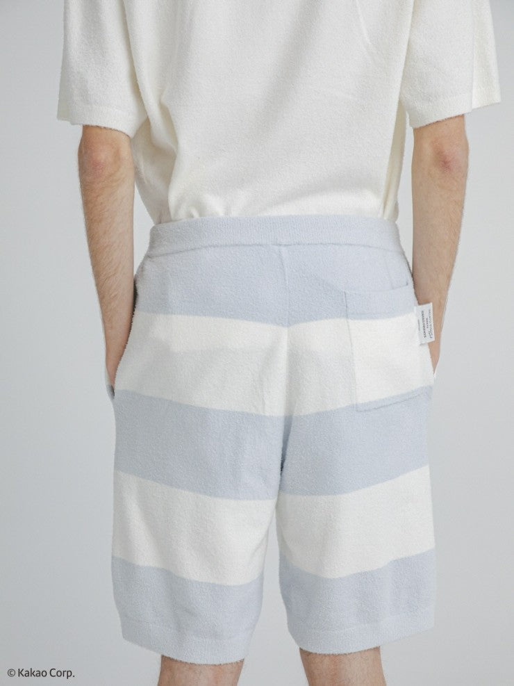 [KAKAO FRIENDS] kakao friends x gelato pique homme smoothie stripe shorts