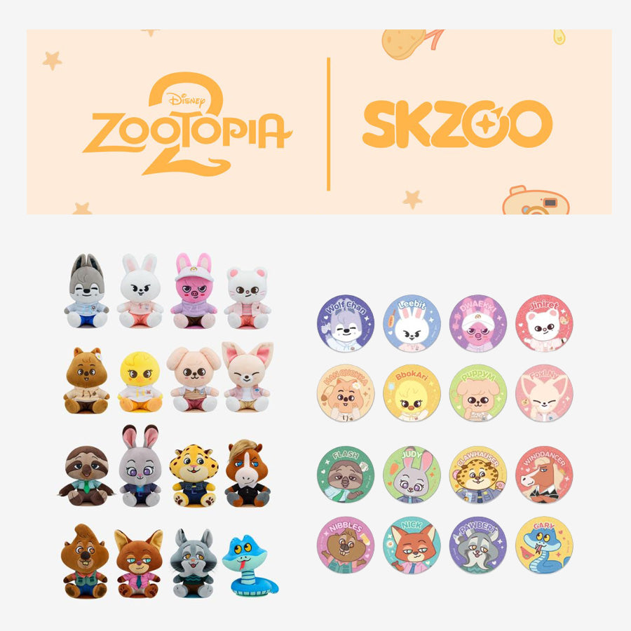 [STRAY KIDS] ZOOTOPIA2XSKZOO POP UP STORE OFFICIAL MERCH