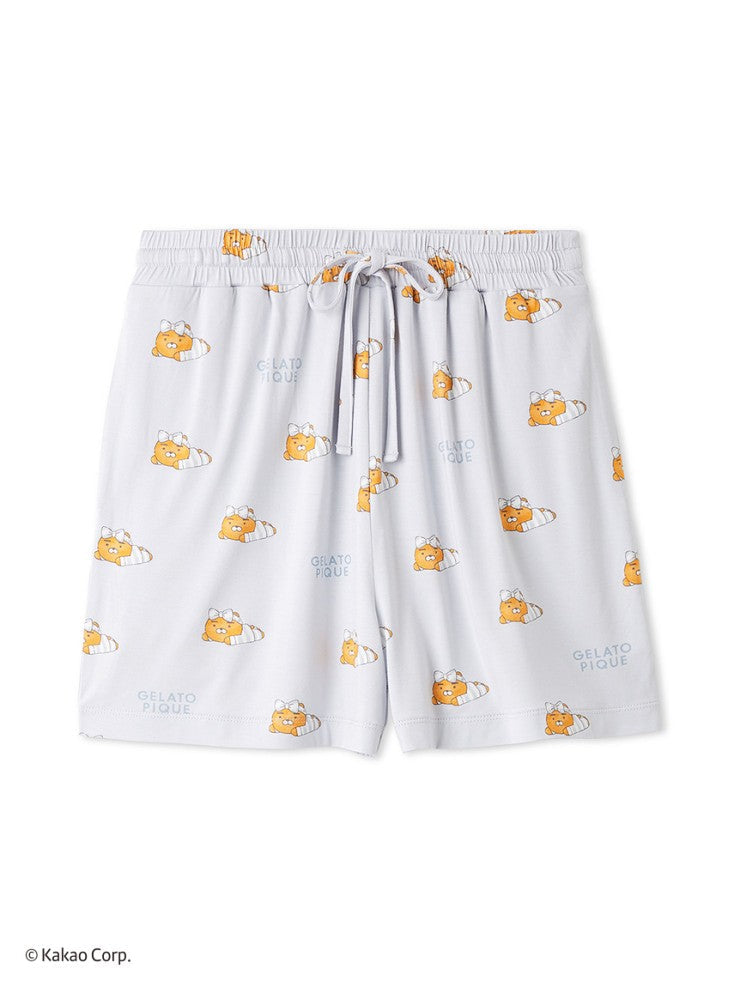 [KAKAO FRIENDS] kakao friends x gelato pique ryan & choonsik shorts