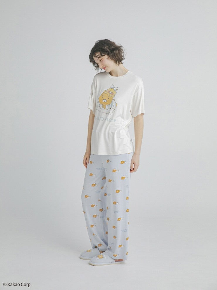 [KAKAO FRIENDS] kakao friends x gelato pique big ryan & choonsik t-shirt