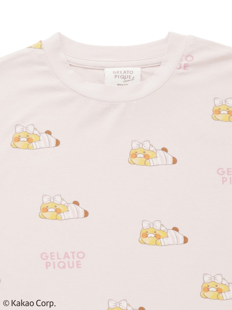 [KAKAO FRIENDS] kakao friends x gelato pique kids ryan & choonsik short-sleeve & shorts set