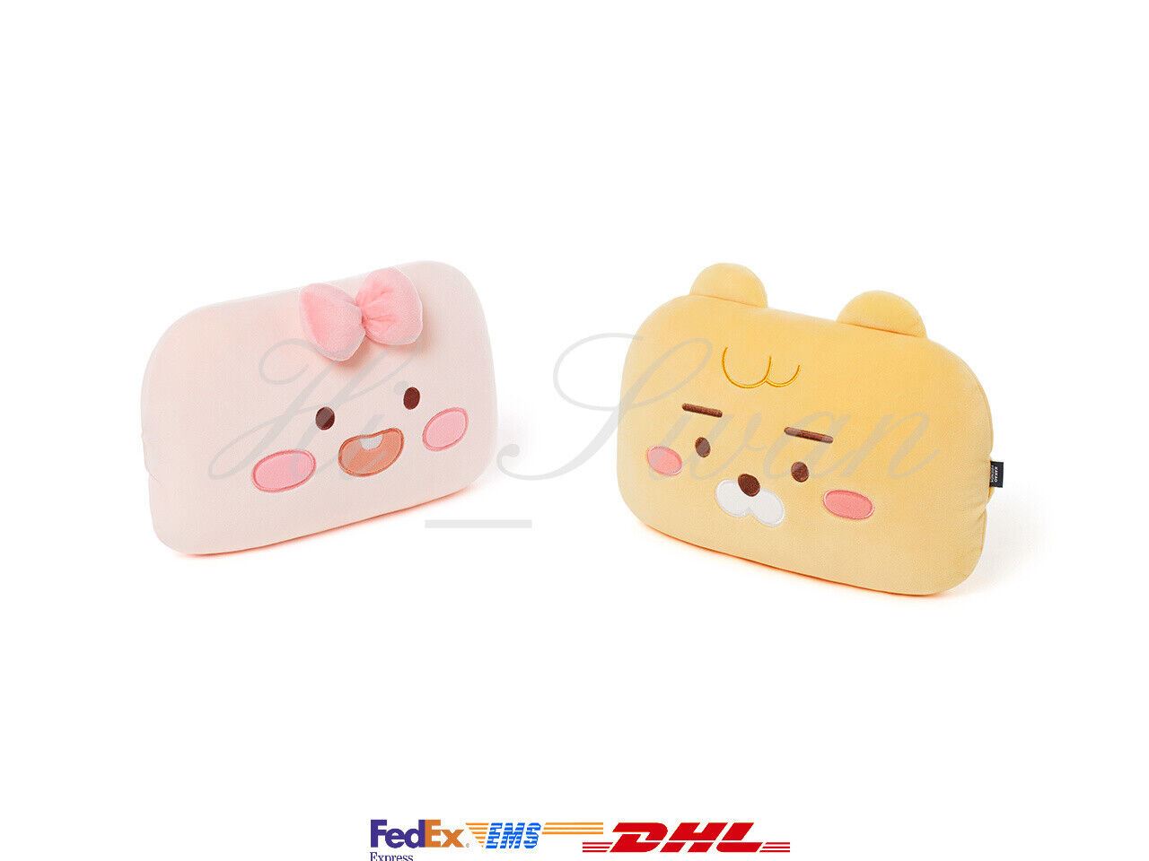 [KAKAO FRIENDS] Car Neck Cushion - Little Ryan & Apeach OFFICIAL MD