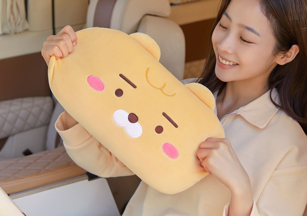 [KAKAO FRIENDS] Car Neck Cushion - Little Ryan & Apeach OFFICIAL MD