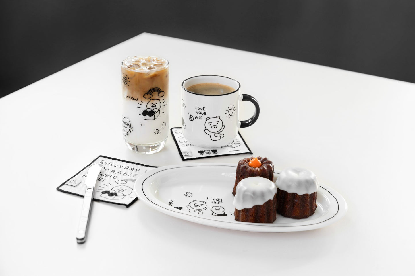 [KAKAO FRIENDS] DOODLE DOODLE Dining Plate OFFICIAL MD