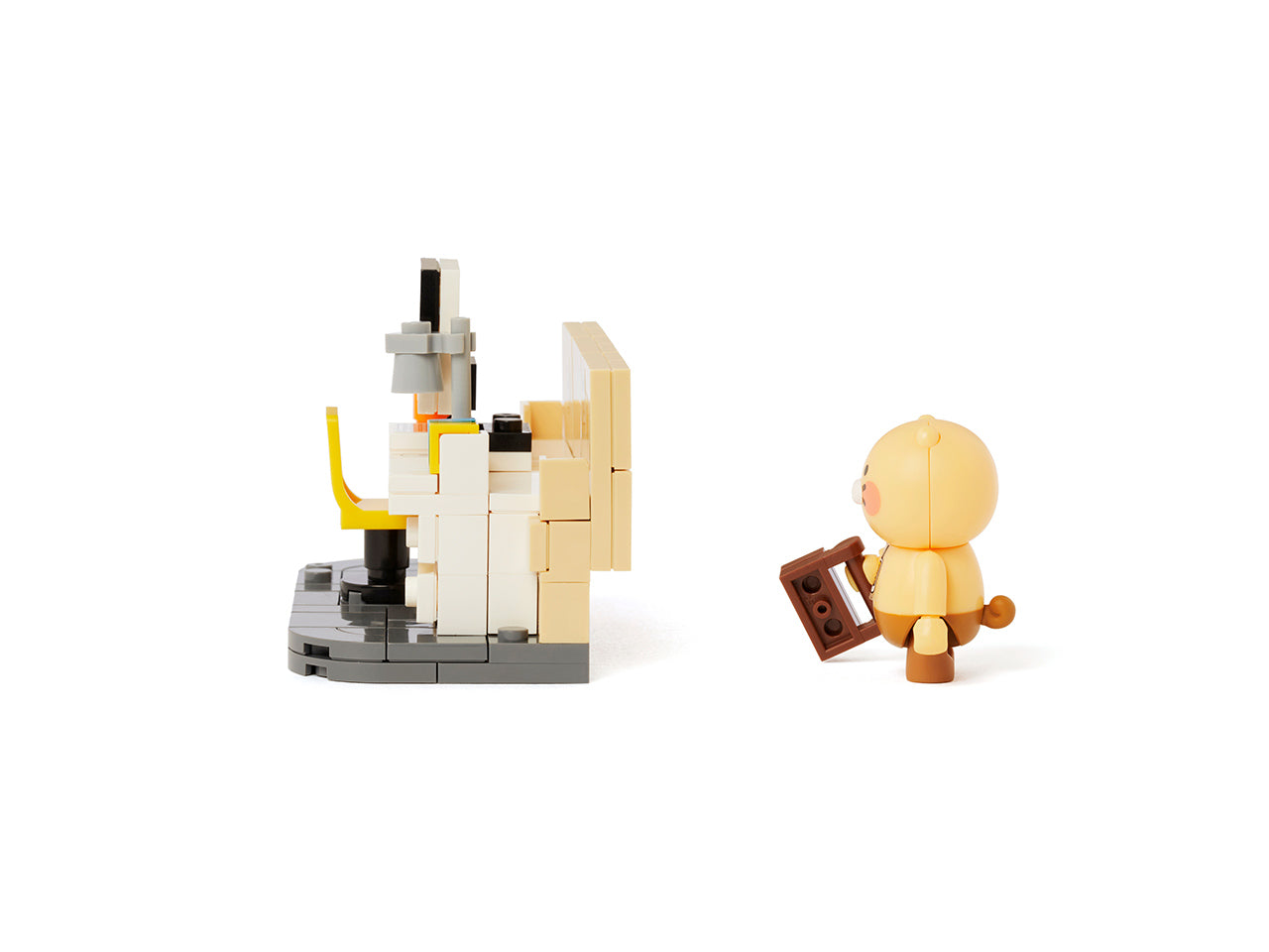 [KAKAO FRIENDS] Choonsik Desk Brick Figure OFFICIAL MD