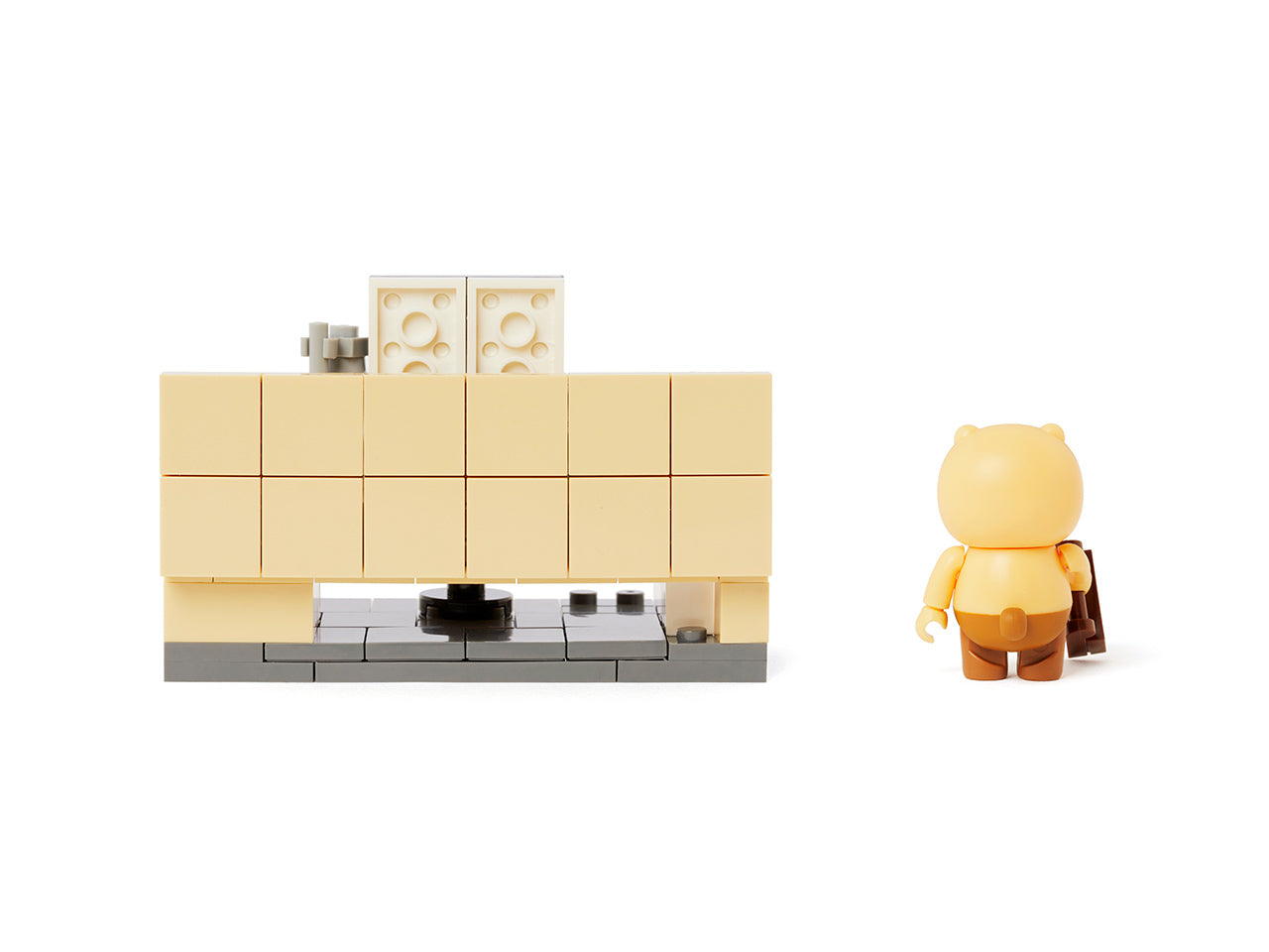 [KAKAO FRIENDS] Choonsik Desk Brick Figure OFFICIAL MD