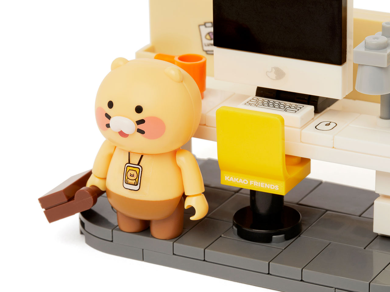 [KAKAO FRIENDS] Choonsik Desk Brick Figure OFFICIAL MD