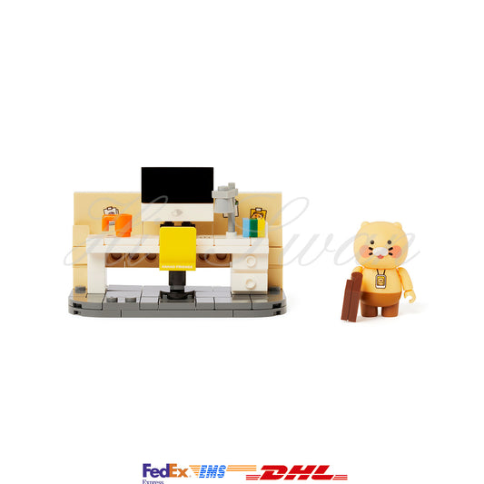 [KAKAO FRIENDS] Choonsik Desk Brick Figure OFFICIAL MD